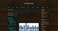 Desktop Screenshot of fbcnoble.org